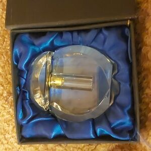 Crystal perfume bottle
